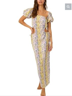 NWT new La Porte Maxi Dress medium in Gradient floral